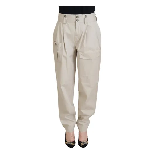 Beige Cargo Pants for Women - Dolce & Gabbana - Modalova