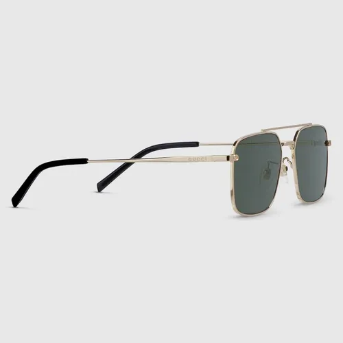 Geometrical Frame Sunglasses - Gucci - Modalova