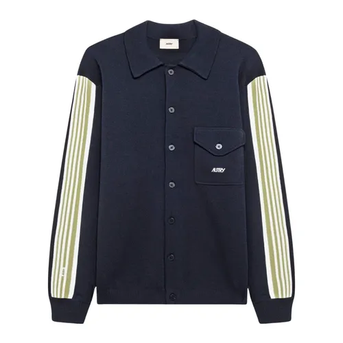Viscose Blend Jacket With Logo - Autry - Modalova