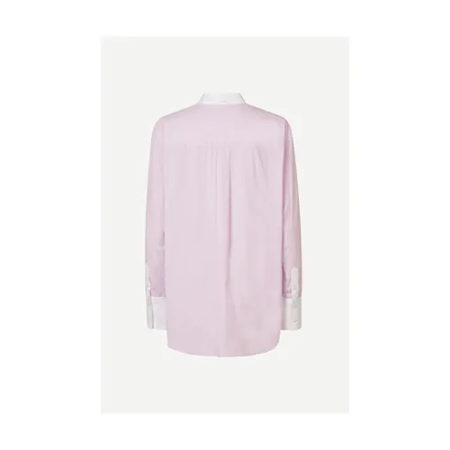 Loose Fit Button-Up Shirt - Samsøe Samsøe - Modalova