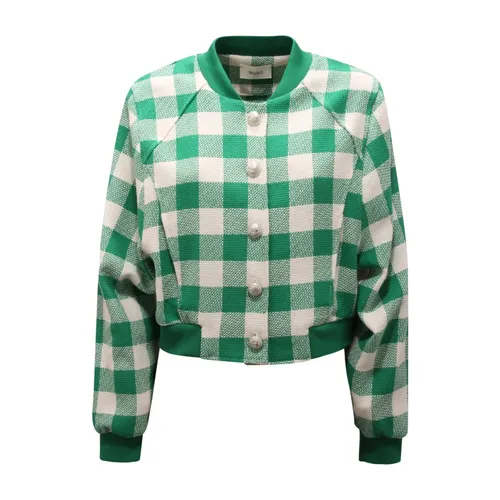 Green-White Wo Jacket Ty-Gi0043 - ViCOLO - Modalova