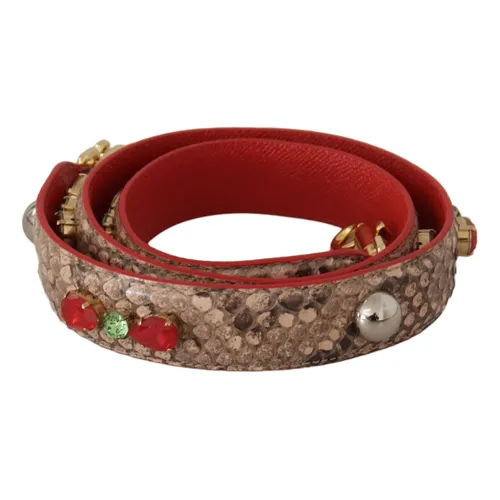 Luxury Python Leather Bag Strap - Dolce & Gabbana - Modalova