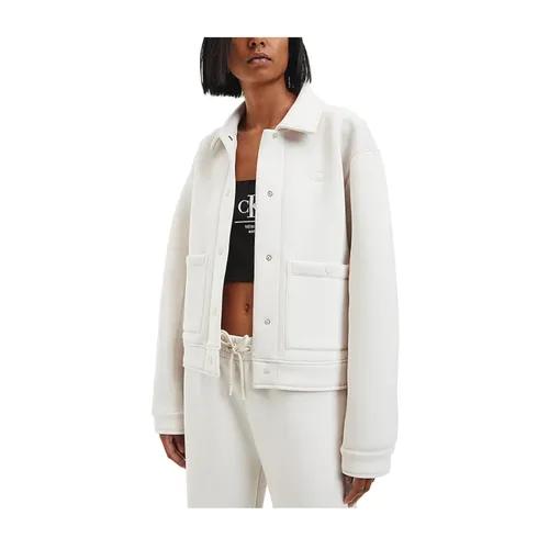 Embroidered Blazer with Button Closure - Calvin Klein - Modalova