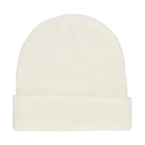 White Grid Beanie Hat - Iuter - Modalova