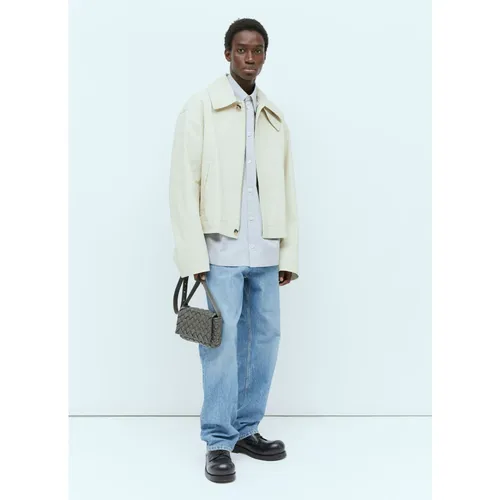 Canvas Blouson Jacket - Bottega Veneta - Modalova