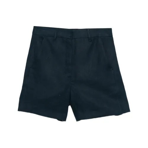 Linen Basketweave Shorts - Max Mara - Modalova