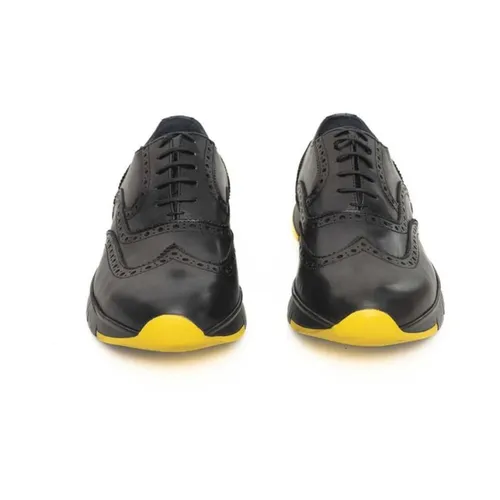 Gray Leather Lace-Up Shoe - Cerruti 1881 - Modalova