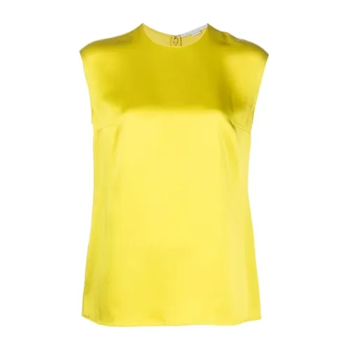 Satin-Finish Sleeveless Blouse - Stella McCartney - Modalova
