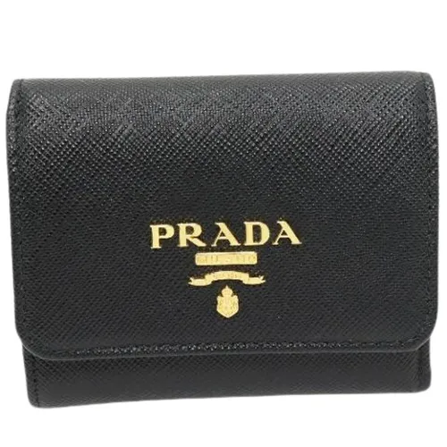 Pre-owned Leather Wallet - Prada Vintage - Modalova