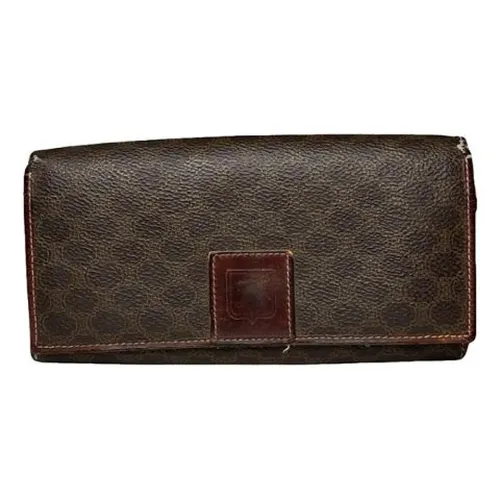 Pre-owned Leather Wallet - Celine Vintage - Modalova