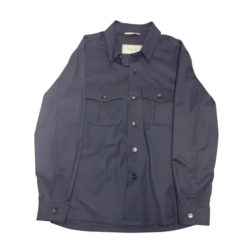Wool Shirt - Canali - Modalova