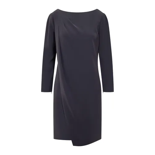Technical Cady Dress with Front Panel - Emporio Armani - Modalova