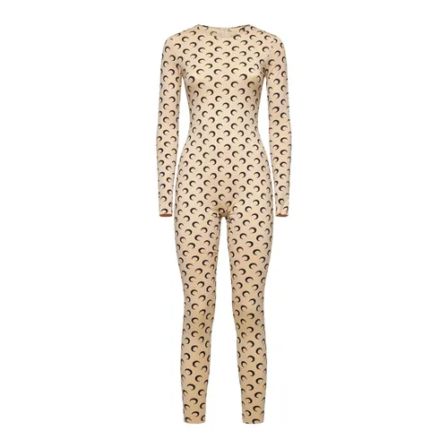 Monogram Crewneck Jumpsuit - Marine Serre - Modalova