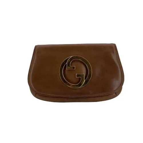 Pre-owned Leather Clutch - Gucci Vintage - Modalova