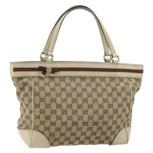 Pre-owned Canvas Tote - Gucci Vintage - Modalova
