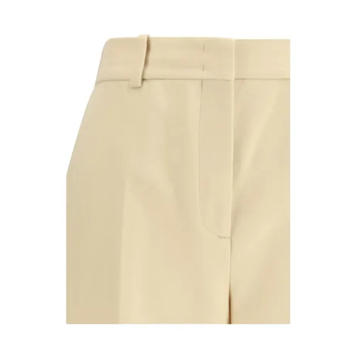 Fleece Wool Palazzo Trousers - Ermanno Scervino - Modalova