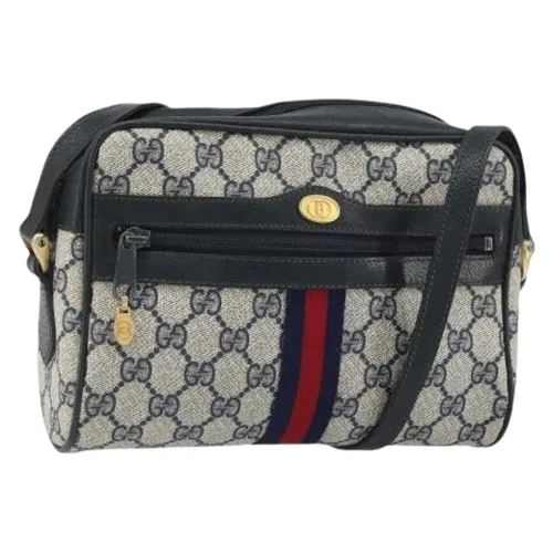 Pre-owned GG Supreme Sherry Line Shoulder Bag - Gucci Vintage - Modalova