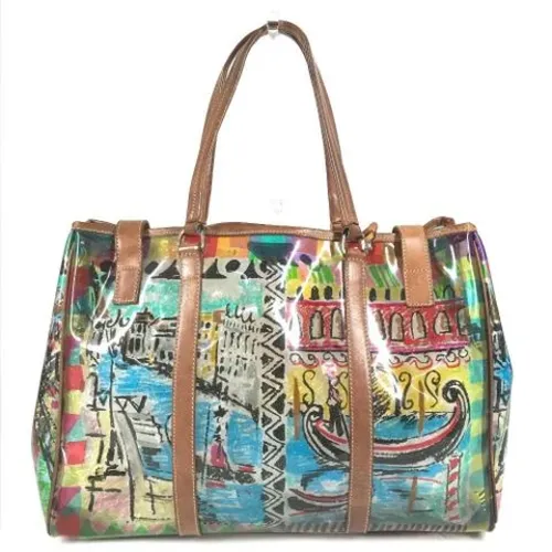 Pre-owned Vinyl Tote Bag - Prada Vintage - Modalova