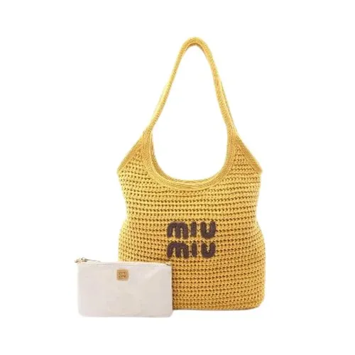 Pre-owned Canvas totes - Miu Miu Pre-owned - Modalova