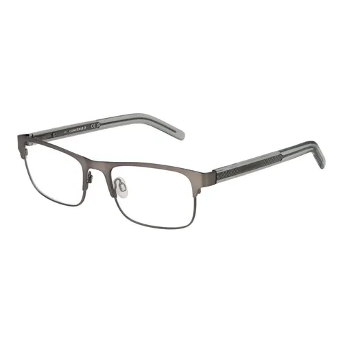 Gafas Ópticas Grises para Hombre Estilo Rectangular - Converse - Modalova