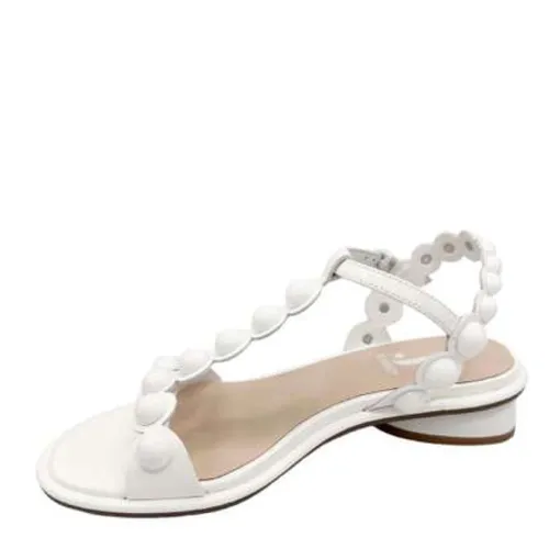 White Patent Leather Sandals - Jeannot - Modalova