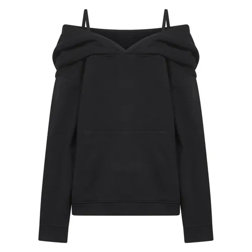 Off-Shoulder Sweatshirt - MM6 Maison Margiela - Modalova