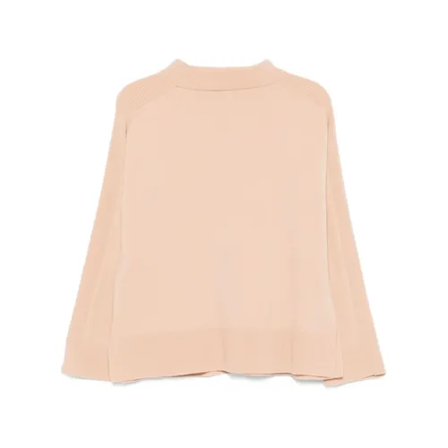 Beige Wool-Blend Crew-Neck Sweater - D.Exterior - Modalova