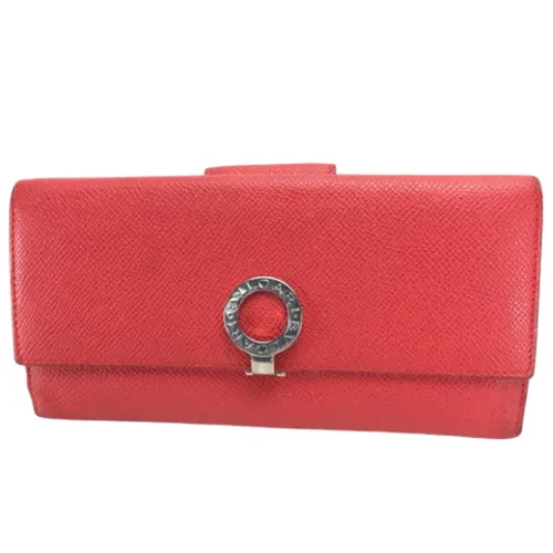 Pre-owned Leather wallets - Bvlgari Vintage - Modalova