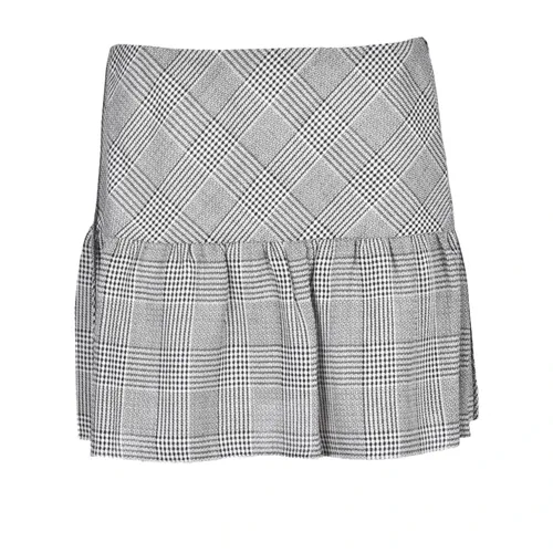 Flared Mini Skirt with Zipper Closure - Alessandra Rich - Modalova