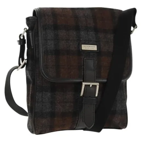 Pre-owned Wool Shoulder Bag - Burberry Vintage - Modalova