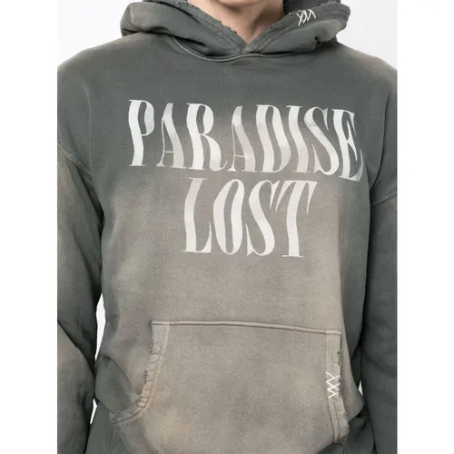 Slogan Print Hoodie - Alchemist - Modalova