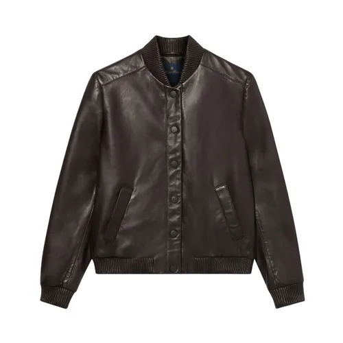 Suede Bomber Jacket - Brooks Brothers - Modalova
