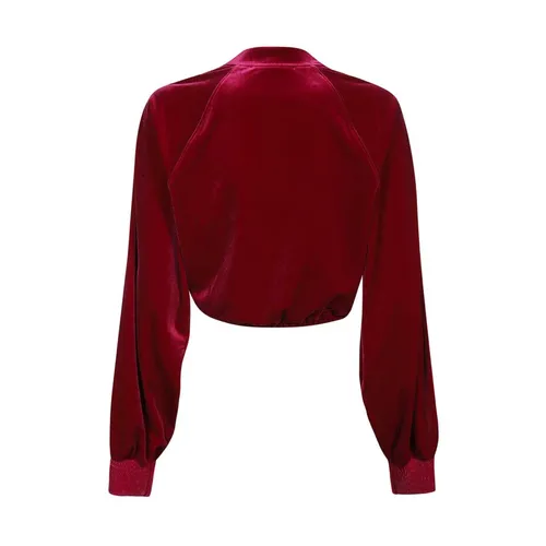Logo Stripe Cropped Sweatshirt - Versace Jeans Couture - Modalova