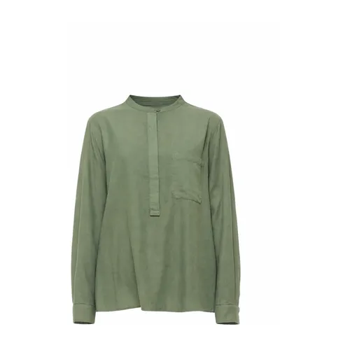 Silk-Cotton Poplin Shirt - Pomandère - Modalova