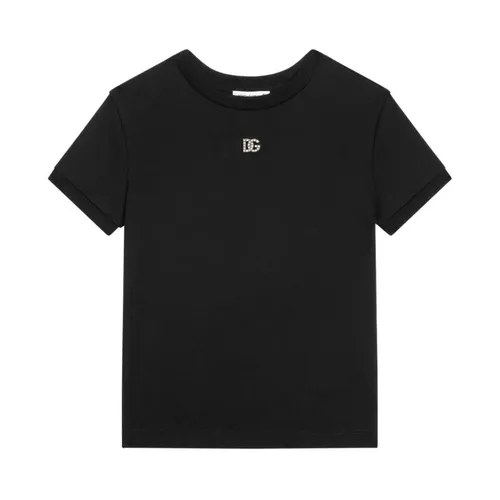 Black T-Shirt Stylish & Comfortable - Dolce & Gabbana - Modalova