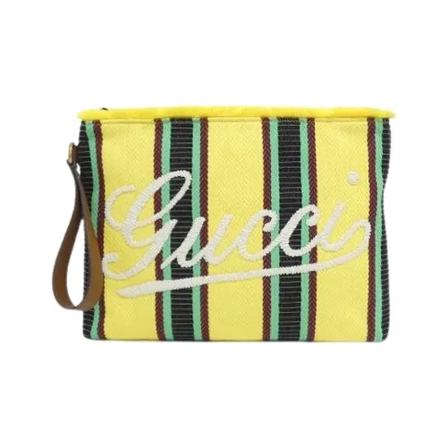 Pre-owned Canvas Clutch - Gucci Vintage - Modalova