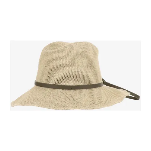 Paper Hat with Leather Strap Charm - Catarzi 1910 - Modalova