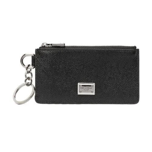 Sleek Textured Logo-Plaque Wallet - Dolce & Gabbana - Modalova