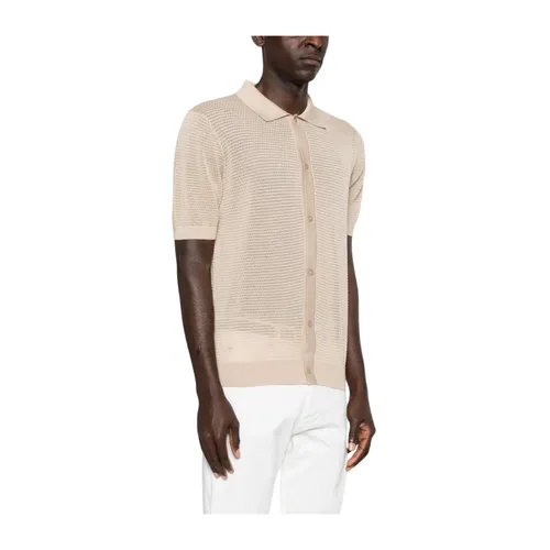 Knitted Shirt - Tagliatore - Modalova