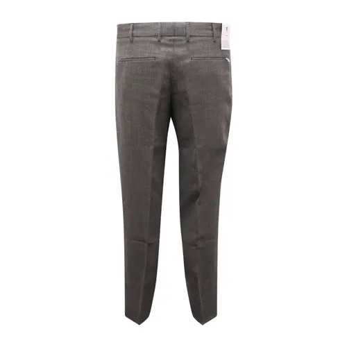 Wool Trouser with Micro Pattern - Pt01 - Modalova