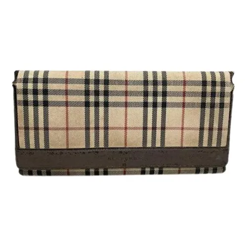 Pre-owned Leather Wallet - Burberry Vintage - Modalova