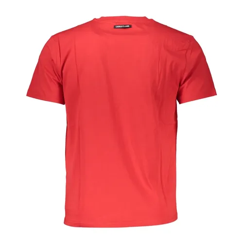 Red Cotton Men's T-Shirt - Cavalli Class - Modalova