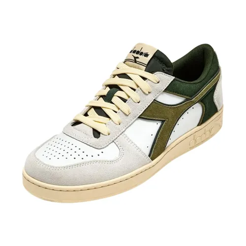 Magic Basket Low Suede Leather Sneakers - Diadora - Modalova