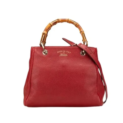 Pre-owned Leather Handbag - Gucci Vintage - Modalova