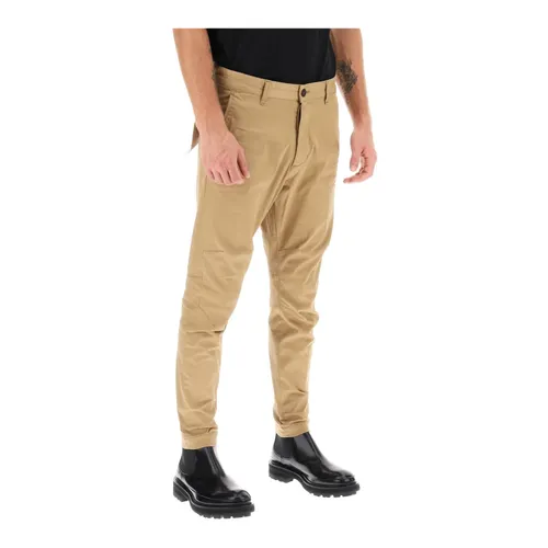 Slim Fit Low-Rise Chino Pants - Dsquared2 - Modalova