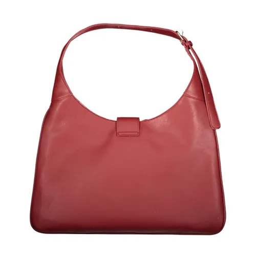 Red Polyethylene Handbag with Top Handles - Valentino by Mario Valentino - Modalova