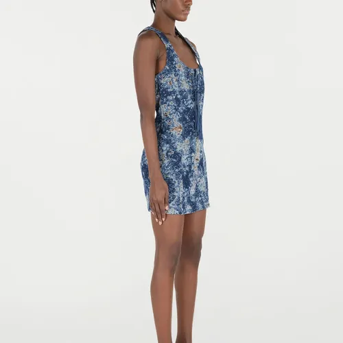 Mini Dress With Discoloration - Roberto Cavalli - Modalova