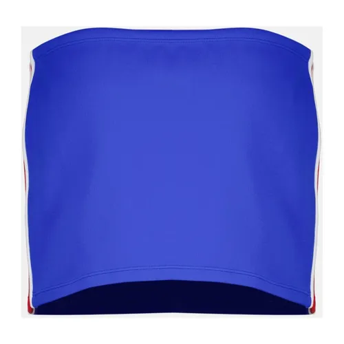 Logo Stripe Mini Skirt - Miu Miu - Modalova
