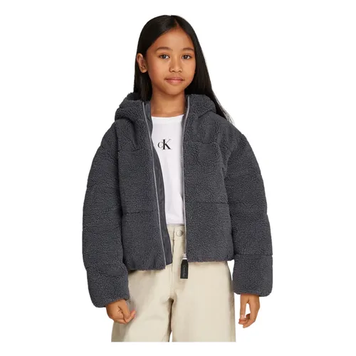 Hooded Puffer Jacket - Calvin Klein - Modalova