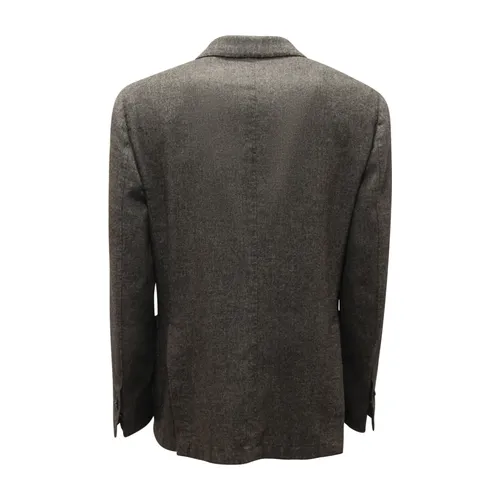 Wool Blend Jacket - Santaniello - Modalova